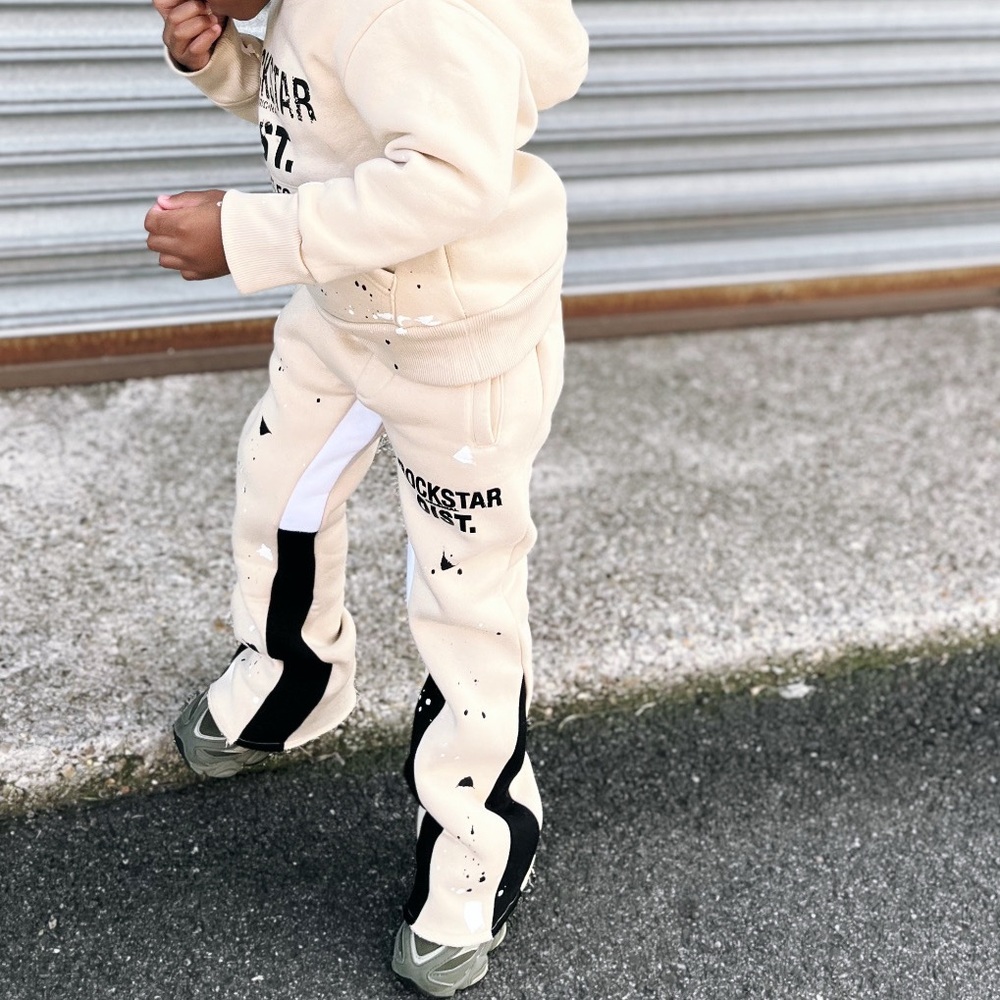 Kids Cream Sweatpants